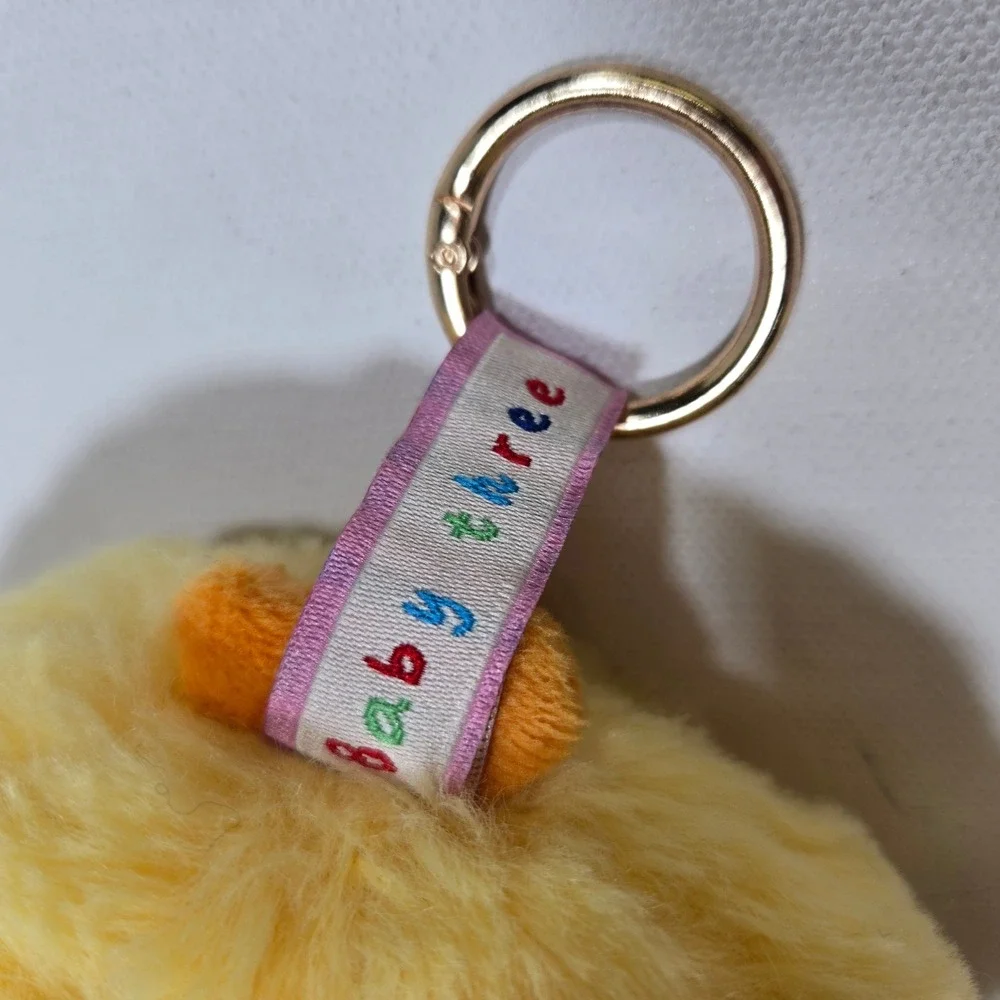 Baby Three Chick Costume Plush Keychain Duck Yellow Blind Box Art Toy Charm